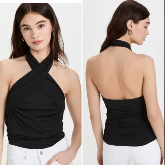 NWT Veronica Beard Jeans Slim Fit “Leyla”Top in Black, Size Medium. Retail $198. - Picture 3 of 15